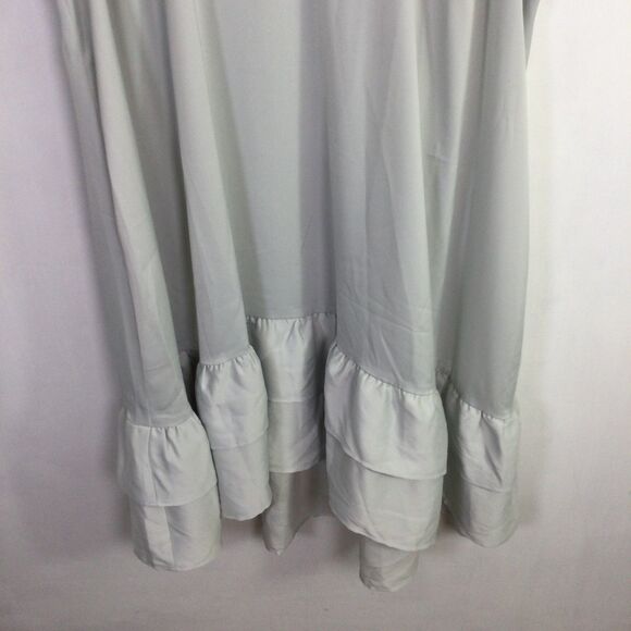 Universal Standard Womens Ruffle Slip Dress Sleeveless Gray Size L/3X - Picture 6 of 16